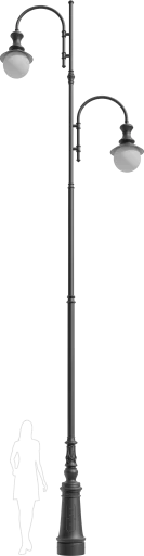 Wysoka latarnia uliczna D9A/4/5