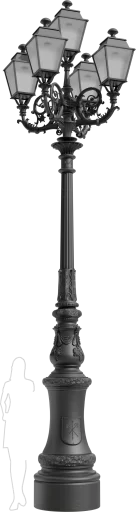 Wysoka latarnia stylowa KL4/02