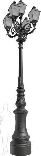 Wysoka latarnia stylowa KL4/02