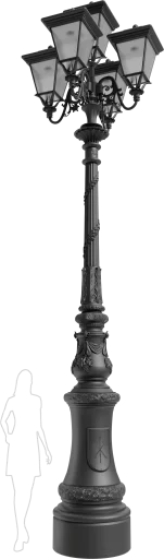 Wysoka latarnia uliczna KL5/22/O