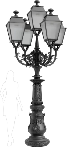 Wysoka latarnia stylowa KS3/02
