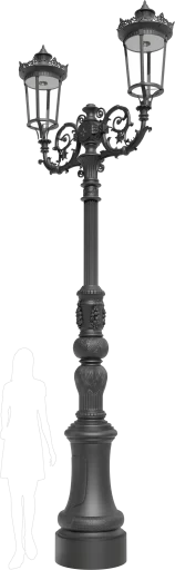 Wysoka latarnia stylowa KBM_2xR03_2x42! h=4500