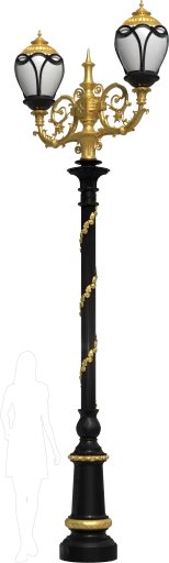 Wysoka latarnia stylowa !MRX 2x!R03 2x!A2D v3