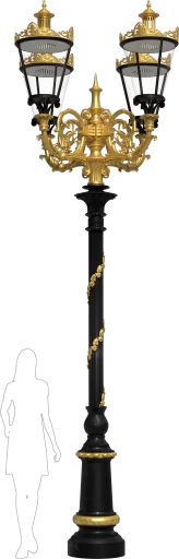 Wysoka latarnia stylowa MRX! 4x!R03 4x!03_O v2