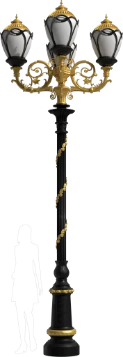 Wysoka latarnia stylowa !MRX 4x!R03 4x!A2D v3