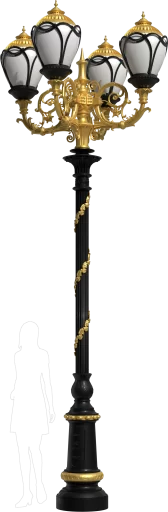 Wysoka latarnia stylowa !MRX 4x!R03 4x!A2D v3