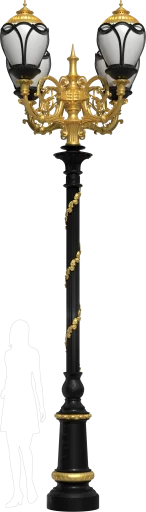 Wysoka latarnia stylowa !MRX 4x!R03 4x!A2D v3