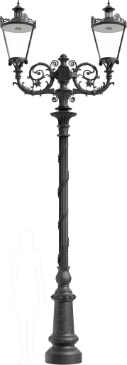 Wysoka latarnia stylowa MRX (d120)_2xR03_2x03!_O h=4500