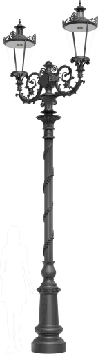 Wysoka latarnia stylowa MRX (d120)_2xR03_2x03!_O h=4500