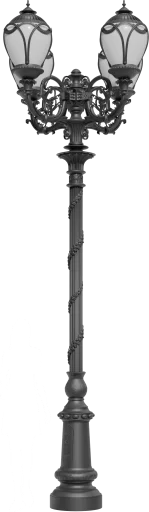 Wysoka latarnia stylowa MRX (d120)_4xR03_4xA2D_O h=4500